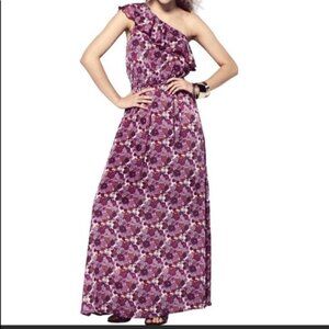 NWT Liberty of London Floral One-Shoulder Maxi Dress